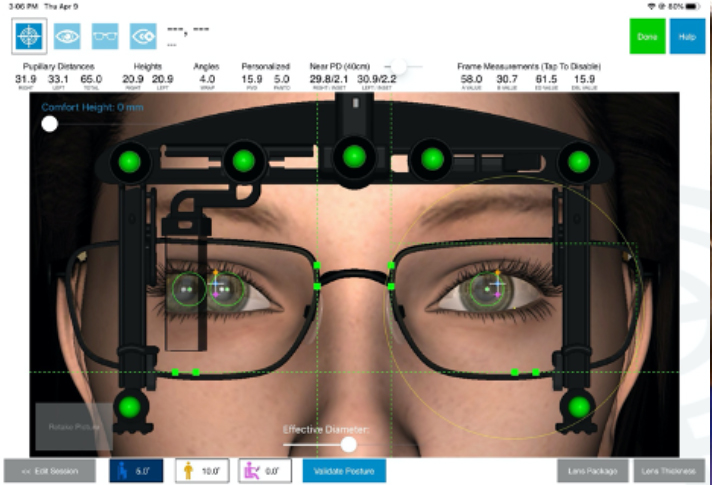 iPad view of Optikam